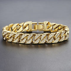 Miami Gold Curb Cuban Bracelet